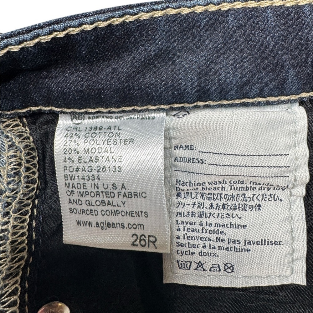 AG ADRIANO GOLDSCHMIED The Legging Super Skinny Ankle Contour 360 Jeans Sz 26R - Picture 9 of 9
